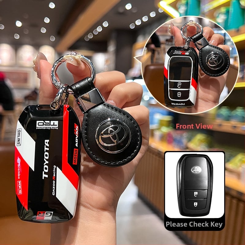 Toyota võtmeümbris Camry, Corolla, Levin, Avalon, Highlander, RAV4, CH-R mudelitele • ABS materjal • lihtne stiil