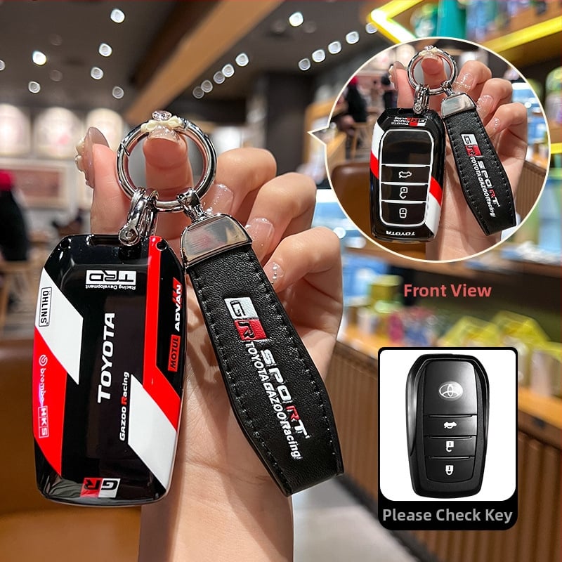 Toyota võtmeümbris Camry, Corolla, Levin, Avalon, Highlander, RAV4, CH-R mudelitele • ABS materjal • lihtne stiil