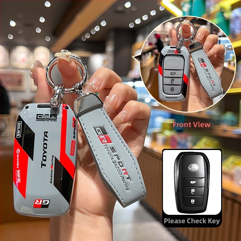 Toyota võtmeümbris Camry, Corolla, Levin, Avalon, Highlander, RAV4, CH-R mudelitele • ABS materjal • lihtne stiil