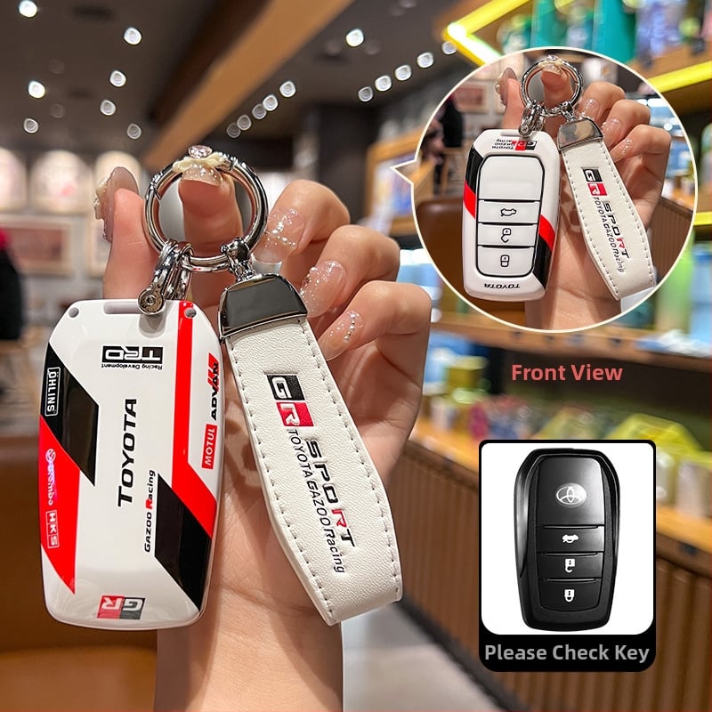 Toyota võtmeümbris Camry, Corolla, Levin, Avalon, Highlander, RAV4, CH-R mudelitele • ABS materjal • lihtne stiil
