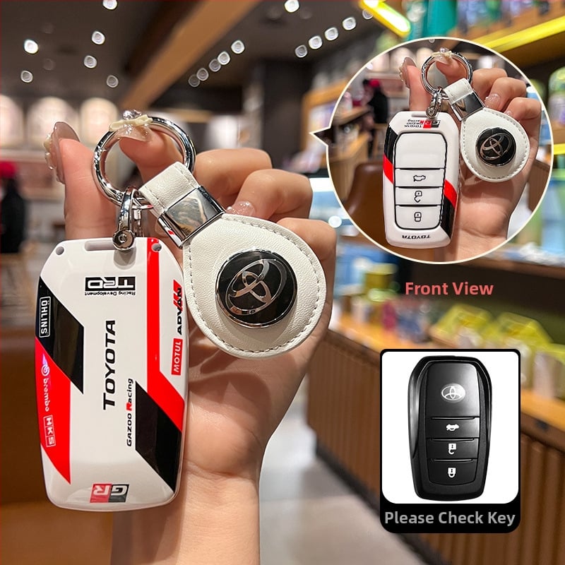 Toyota võtmeümbris Camry, Corolla, Levin, Avalon, Highlander, RAV4, CH-R mudelitele • ABS materjal • lihtne stiil