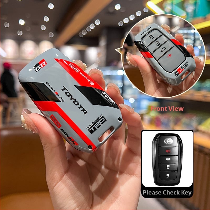 Toyota võtmeümbris Camry, Corolla, Levin, Avalon, Highlander, RAV4, CH-R mudelitele • ABS materjal • lihtne stiil
