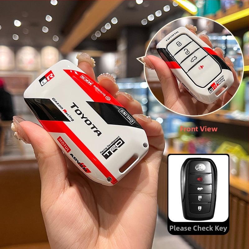 Toyota võtmeümbris Camry, Corolla, Levin, Avalon, Highlander, RAV4, CH-R mudelitele • ABS materjal • lihtne stiil