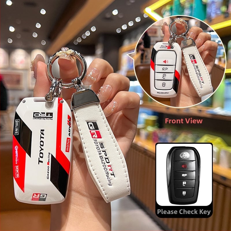 Toyota võtmeümbris Camry, Corolla, Levin, Avalon, Highlander, RAV4, CH-R mudelitele • ABS materjal • lihtne stiil