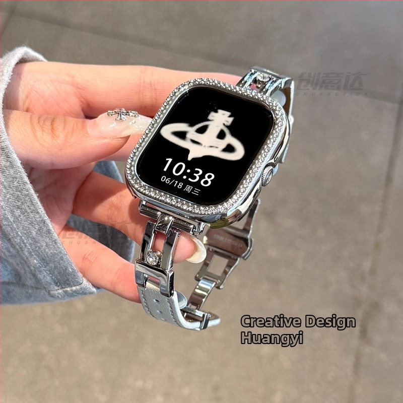 Kovový remienok pre Xiaomi Mi Band 8/9 Pro a Redmi Watch 4/5 – módny štýl so krištáľovými kamienkami, spona s kolíkom, hmotnosť približne 30 g