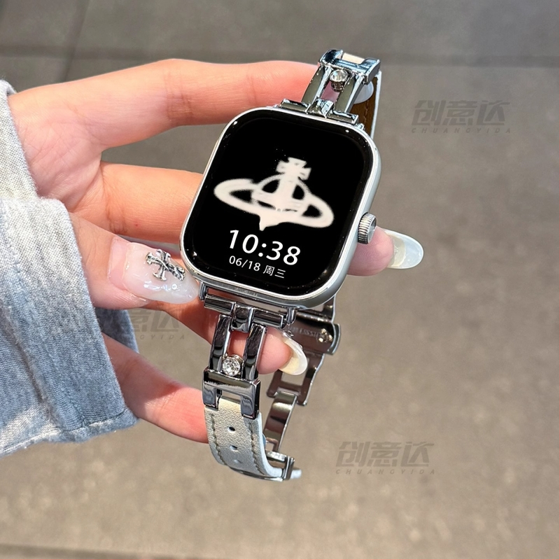 Kovový remienok pre Xiaomi Mi Band 8/9 Pro a Redmi Watch 4/5 – módny štýl so krištáľovými kamienkami, spona s kolíkom, hmotnosť približne 30 g