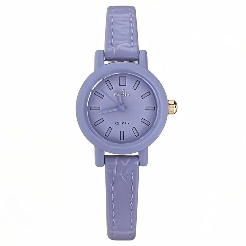 Ceas femei cu cuarț, cadran rotund, mecanism cuarț japonez, carcasă din metal, sticlă minerală întărită, rezistență la apă 30 m