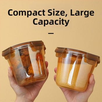 Stiklinė pietų dėžutė su mikrobangų saugiu sriubos puodeliu, 750 ml, pritaikoma, tinkama studentams