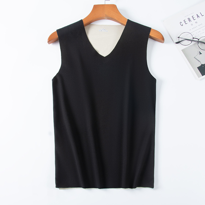 Unisex bezšuvju siltā jaciņa ar divpusēju velūru, V kakls, bieza auduma 201–250 g/m², poliesters