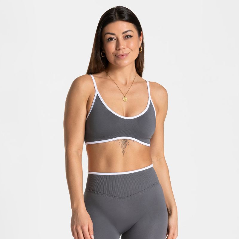 Jenny Top sport pentru yoga pentru femei, din nylon-spandex (92% nylon, 8% spandex), cu căptușeală, absorbție a umezelii, ultra-elastic