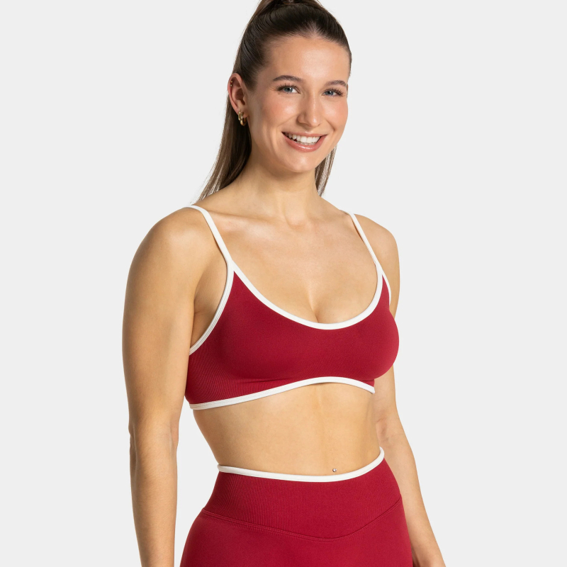 Jenny Top sport pentru yoga pentru femei, din nylon-spandex (92% nylon, 8% spandex), cu căptușeală, absorbție a umezelii, ultra-elastic