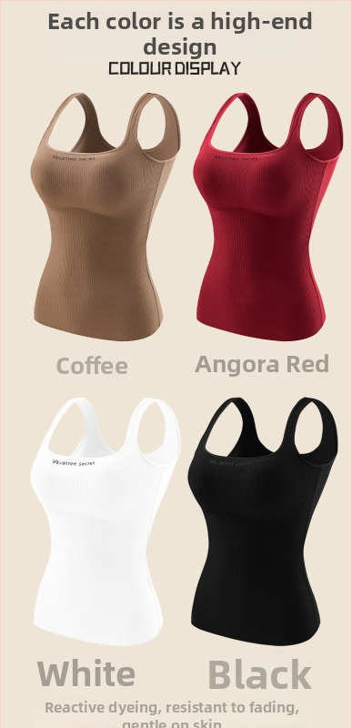 Sievietēm Ginger Essence Heattech term vestē ar iebūvētiem krūšu spilventiem, divpusēja pūkaina iekšiene, piemērota gan iekšējai, gan ārējai valkāšanai, svars 181–200 g/m2