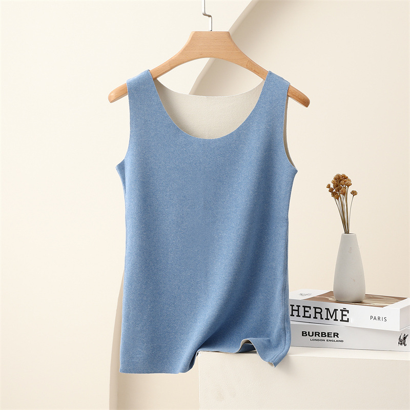 Sieviešu Derong samta termālā veste, vienslāņu, bieza poliestera audums 201–250 g/m², silta