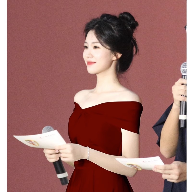 Rochie de seară fără bretele, croială în A, lungă, fără mâneci, talie înaltă, croi slim