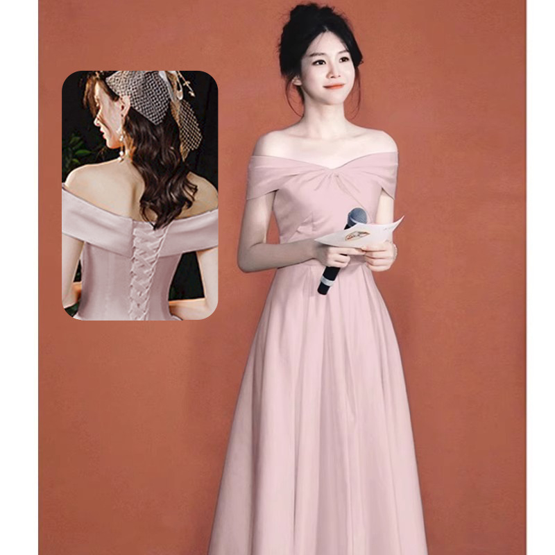 Rochie de seară fără bretele, croială în A, lungă, fără mâneci, talie înaltă, croi slim