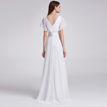 Rochie de seară lungă în croială A-line, talie înaltă, mâneci trei sferturi, lungă fustă, material acetat și poliester (70–80%)