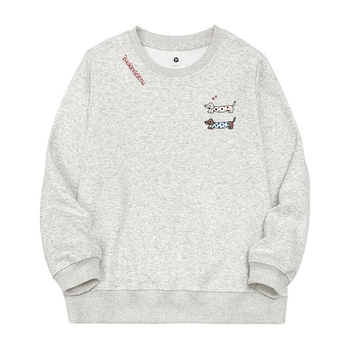 Ženski pulover s okruglim izrezom, ležernog kroja, print s jazvečikom, jesen-zima, korejski stil, oversize