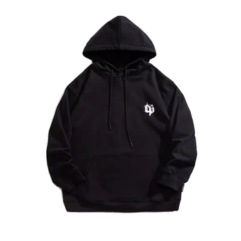 Худи суичър за мъже, свободна кройка, дълги ръкави, подплатен с полар, 96% полиестер, зима 2025