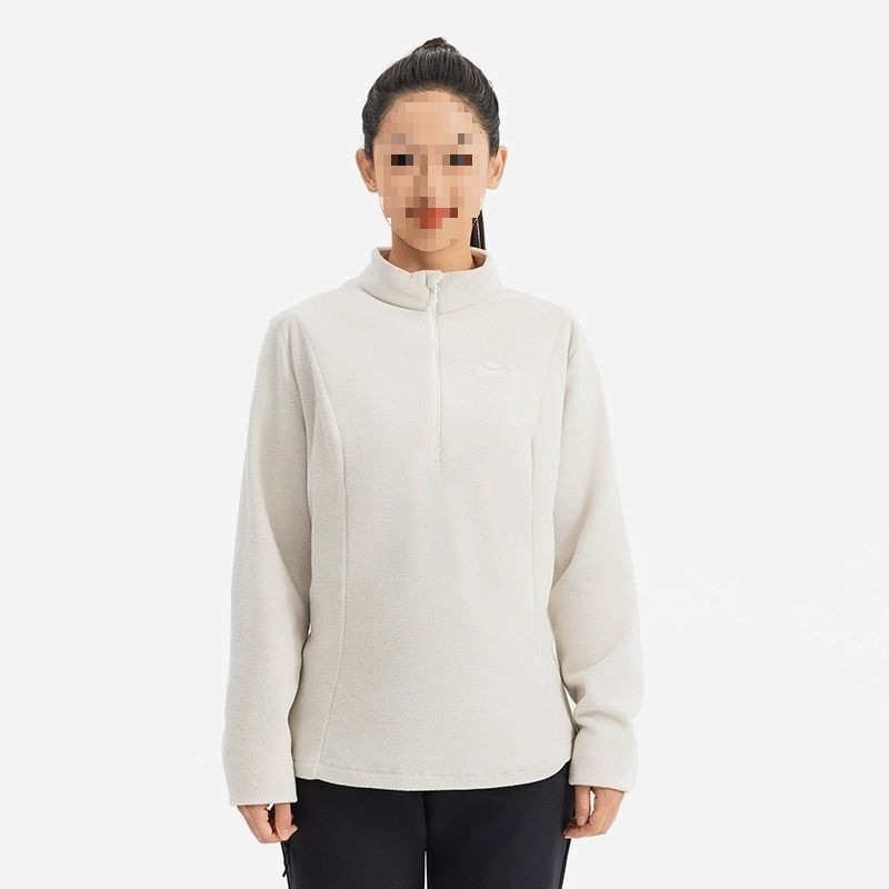 Decathlon flišu jaka ar svītrainu rakstu, audums: 100% kokvilna, oderes materiāls: poliesters, noņemama kapuce