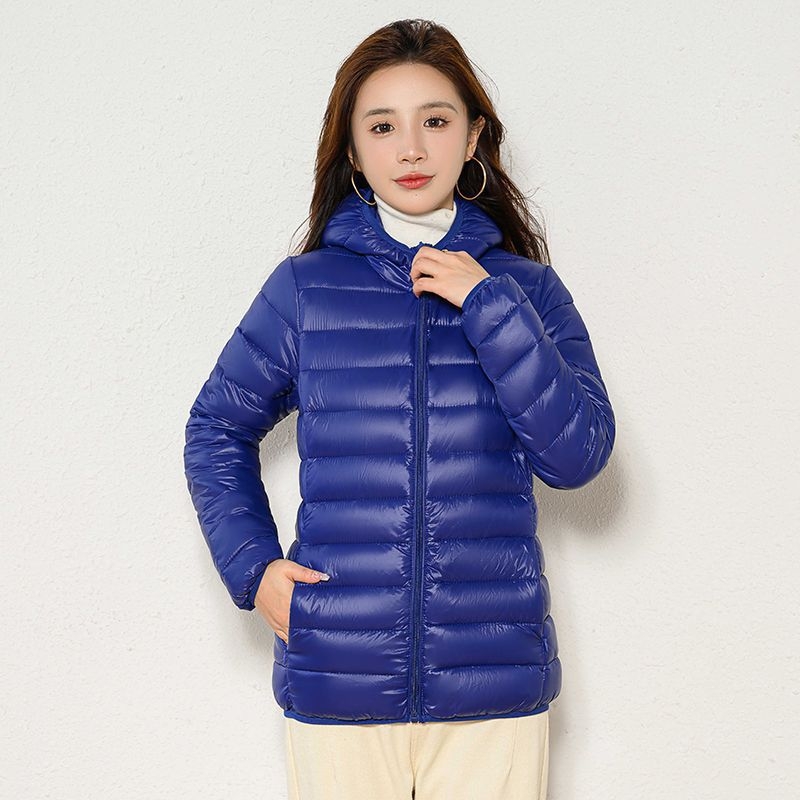 Дамско късо памучно яке, поло яка, ултра къса дължина (≤40 см), пълнител: коприна-памук, Chenille плат, основна материя: спандекс