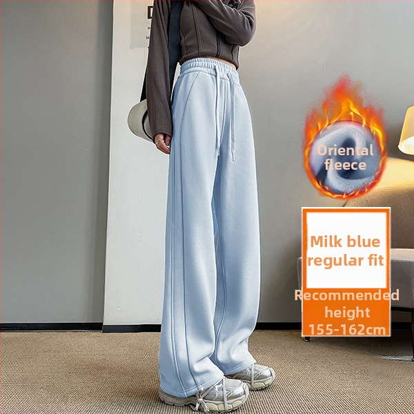 Sieviešu platām kājām kokvilnas bikses, japāņu–korejiešu ikdienas stils, kokvilnas saturs 50–70%, bieza auduma