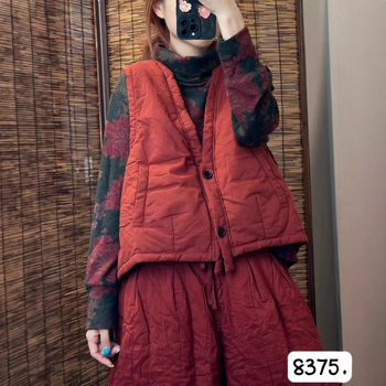 Naistele mõeldud puuvillane vest, retro-stiil, V-kaelus, varrukateta, laia lõikega, lühike pikkus 40–50 cm