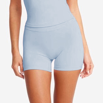 Sieviešu jogas šorti ar augstu jostu, vēdera kontrolei un sēžamvietas pacēlumam, mitrumu atgrūdošs materiāls, sastāvs: nylons 75%, spandekss 25%