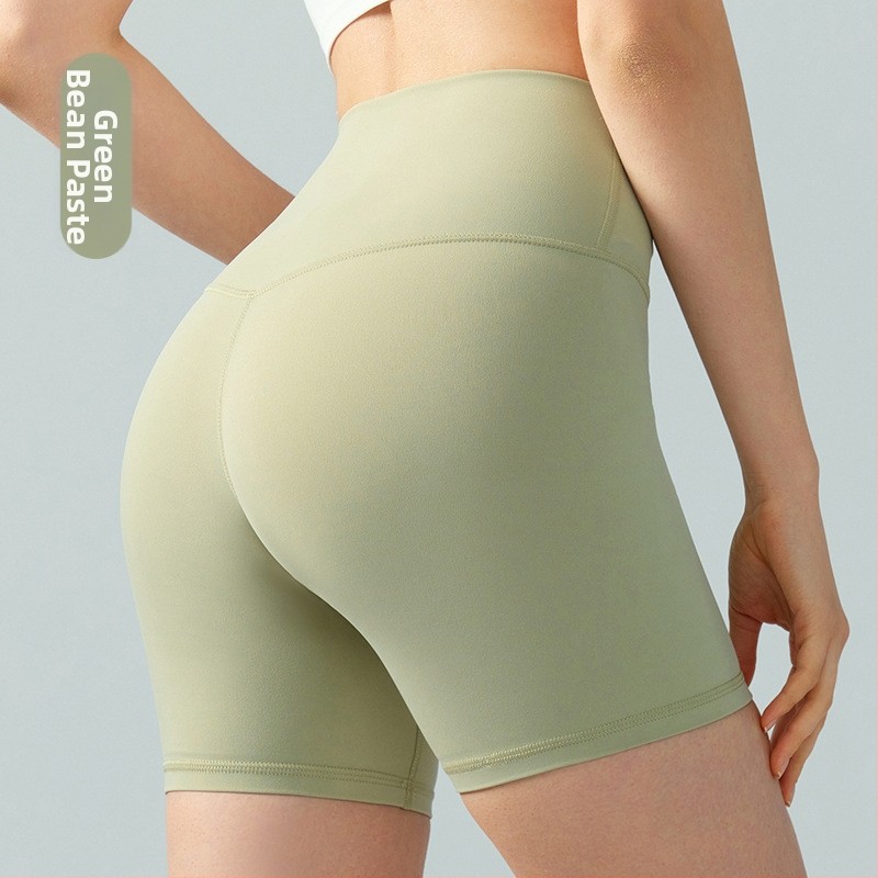 Sieviešu jogas šorti ar augstu jostu un sēdvietas pacēlāju, elpojošs audums, 80% neilons, 20% Lycra, garums 4/4, slim fit.