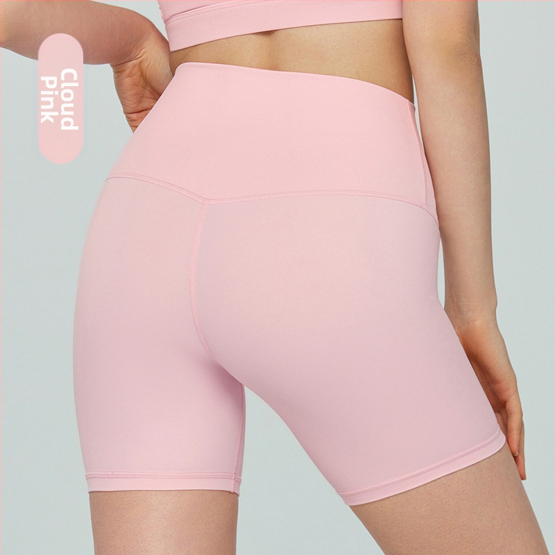 Sieviešu jogas šorti ar augstu jostu un sēdvietas pacēlāju, elpojošs audums, 80% neilons, 20% Lycra, garums 4/4, slim fit.