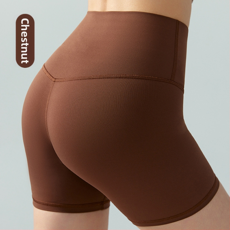 Sieviešu jogas šorti ar augstu jostu un sēdvietas pacēlāju, elpojošs audums, 80% neilons, 20% Lycra, garums 4/4, slim fit.