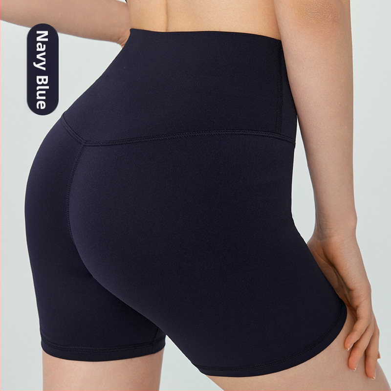 Sieviešu jogas šorti ar augstu jostu un sēdvietas pacēlāju, elpojošs audums, 80% neilons, 20% Lycra, garums 4/4, slim fit.