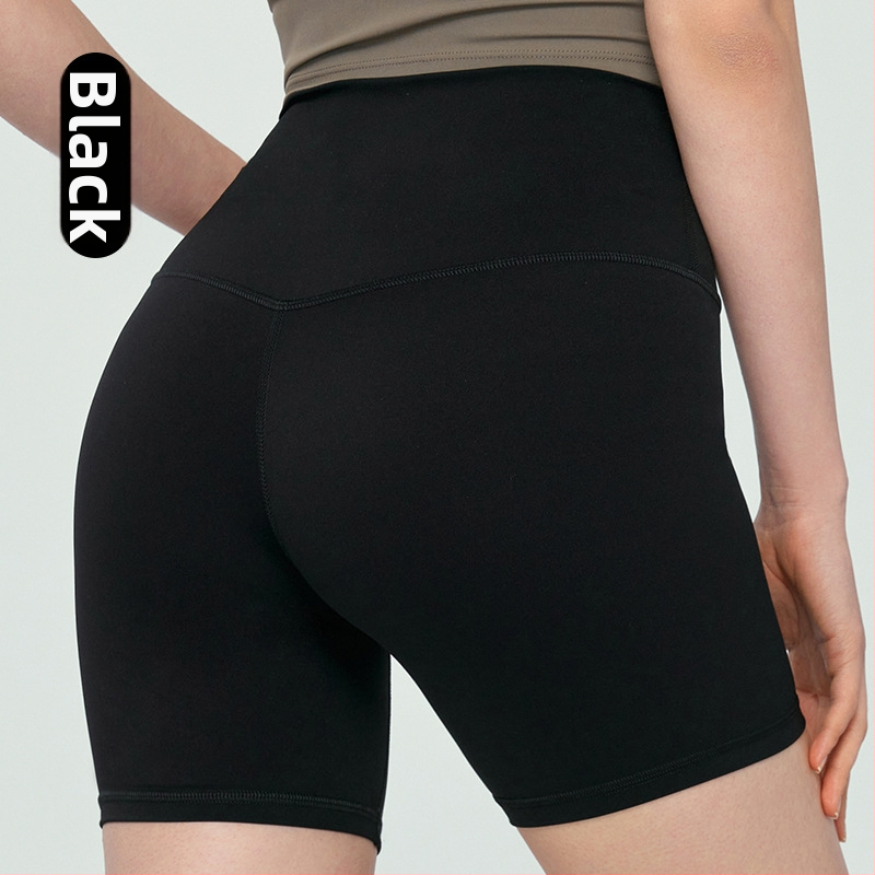 Sieviešu jogas šorti ar augstu jostu un sēdvietas pacēlāju, elpojošs audums, 80% neilons, 20% Lycra, garums 4/4, slim fit.