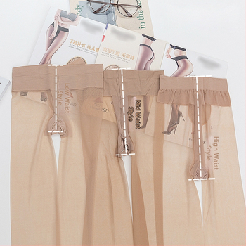 Nailoninės pėdkelnės - nematomos, plonos, seksualus stilius, vienspalvis raštas