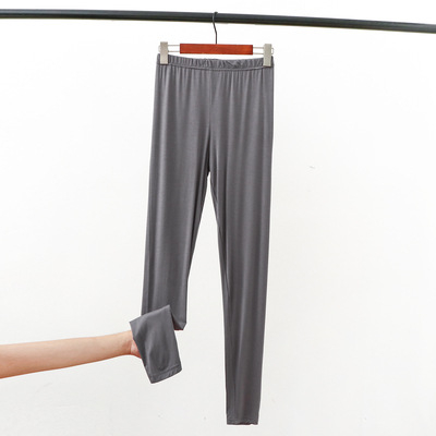 Ženske hlače od modalnog materijala, visoki struk, uski kroj u stilu olovke, prozračne i tanke tkanine s elastanom