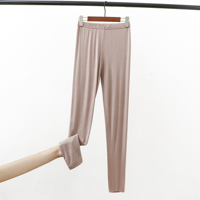 Ženske hlače od modalnog materijala, visoki struk, uski kroj u stilu olovke, prozračne i tanke tkanine s elastanom