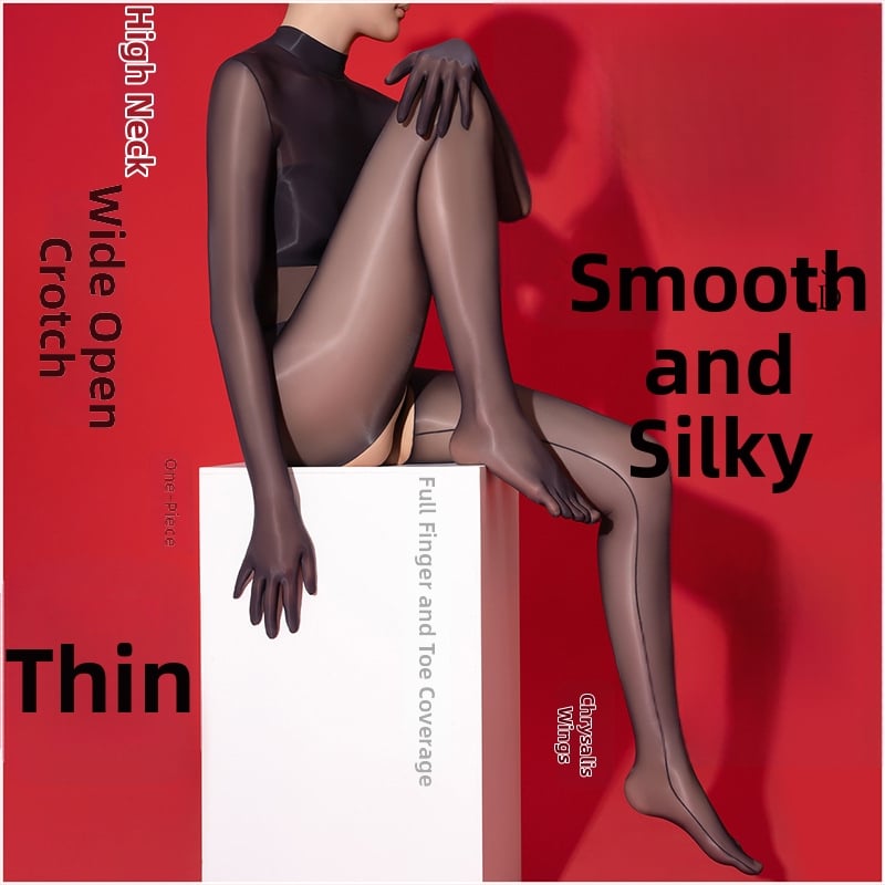 Najlon bodistocking • seksi • tanak materijal • za oblikovanje nogu • s nogama