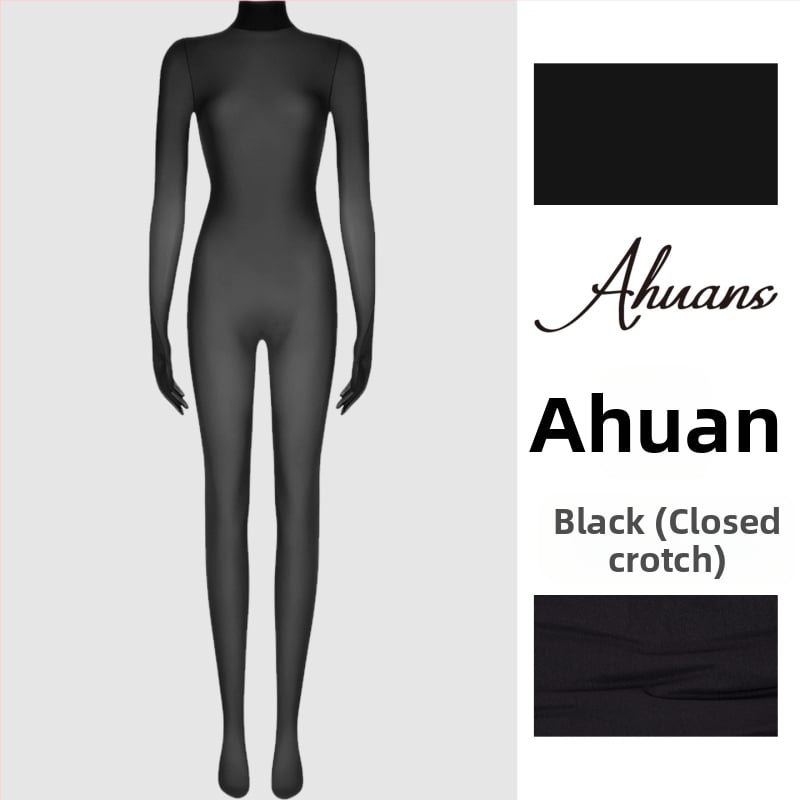 Najlon bodistocking • seksi • tanak materijal • za oblikovanje nogu • s nogama