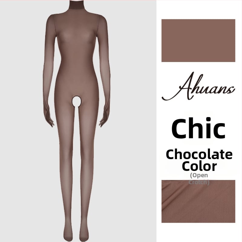 Najlon bodistocking • seksi • tanak materijal • za oblikovanje nogu • s nogama