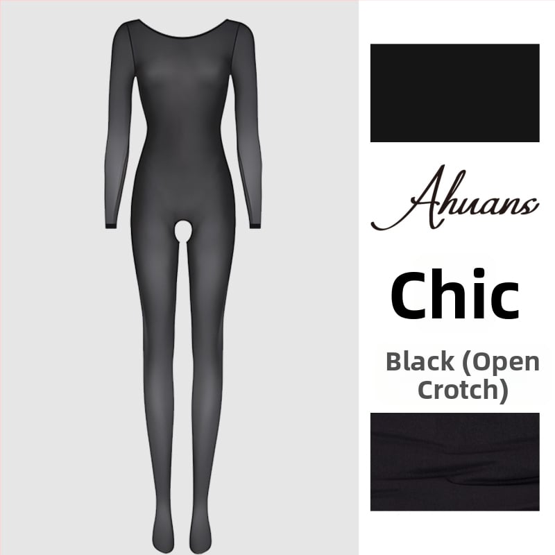 Najlon bodistocking • seksi • tanak materijal • za oblikovanje nogu • s nogama