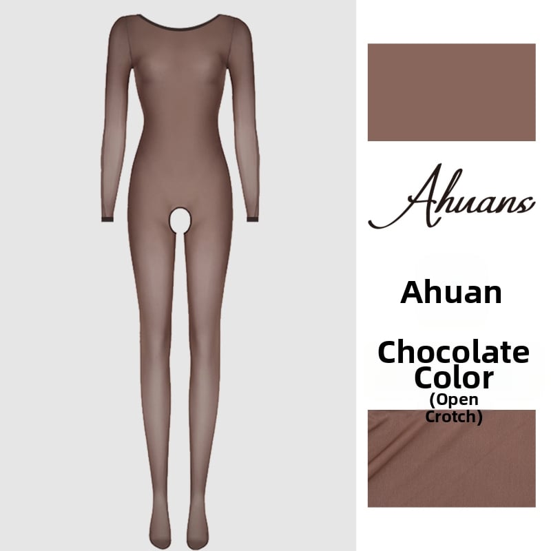 Najlon bodistocking • seksi • tanak materijal • za oblikovanje nogu • s nogama