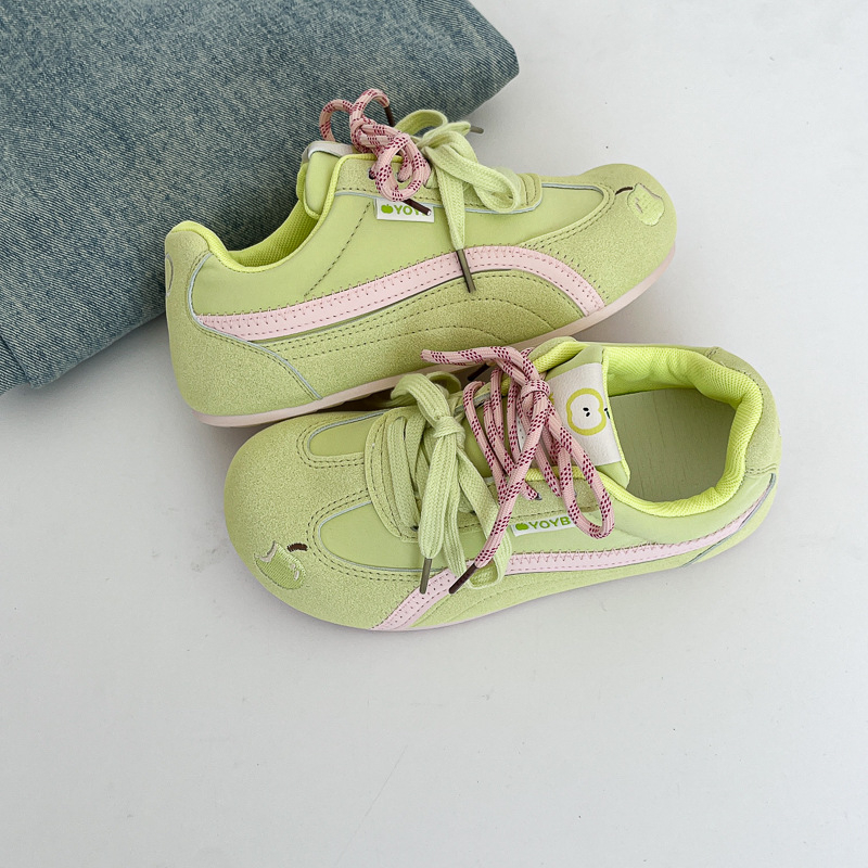 Far Wave pantofi dama din pânză, guler joasă, șireturi în față, suprafață din PU artificial, căptușeală din plasă, talpă din plastic, stil de relaxare, primăvara 2025