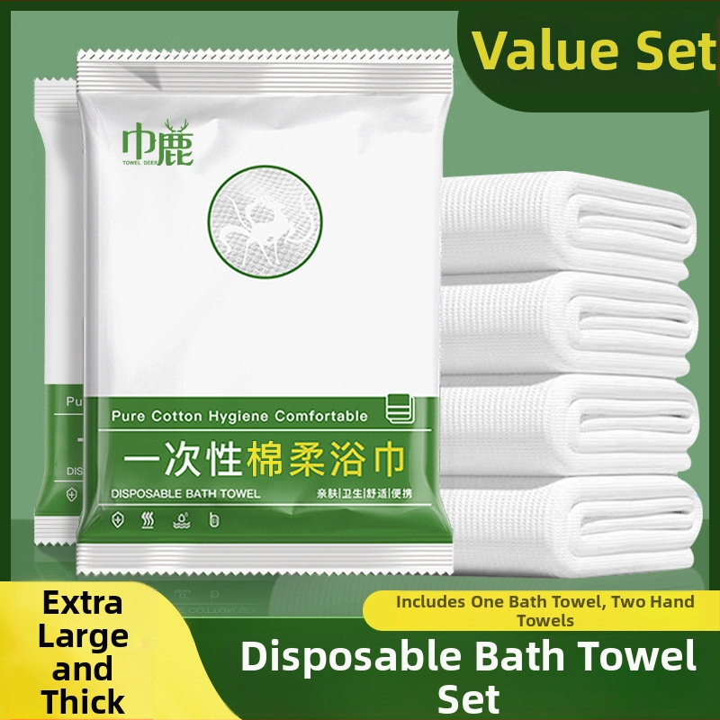 Kelioninis vienkartinis patalynės komplektas – keturių dalių rinkinys, SMS medžiaga, antklodės užvalkalas ir pagalvės užvalkalas