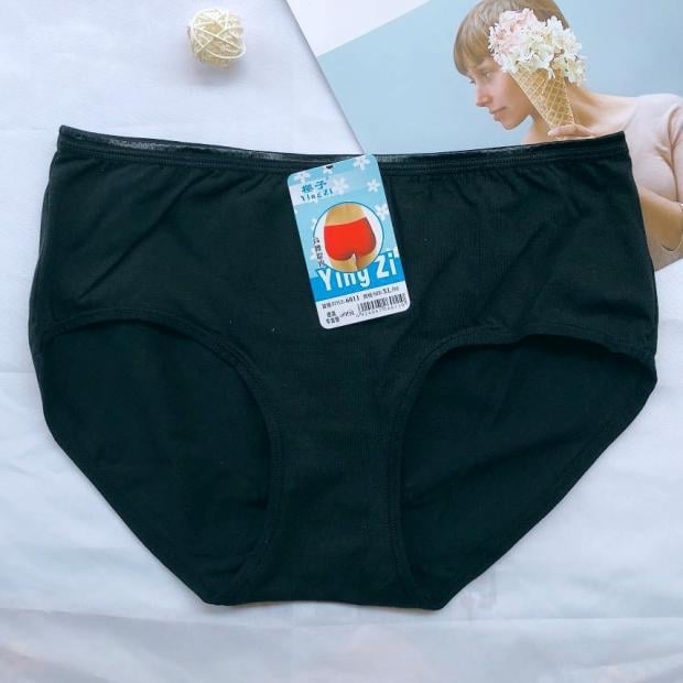 Sieviešu kokvilnas biksītes Sakura, elpojoša adījuma, vidēja vidukļa augstums, 50s audums, kokvilnas saturs 90–95%