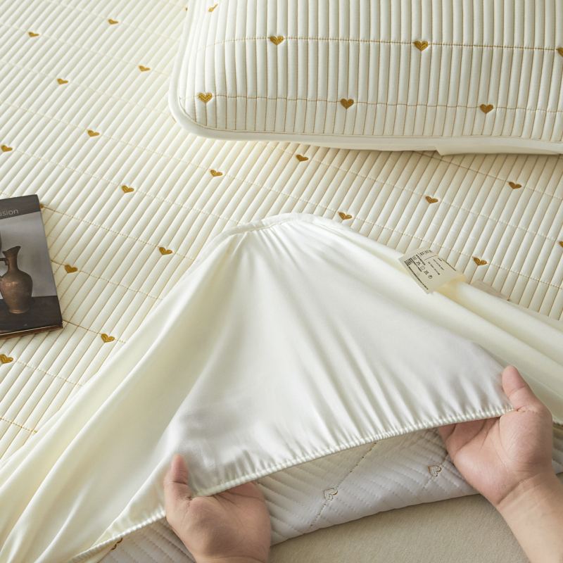 Napinja plahta od sojinog vlakna, vodonepropusna; majčinska i dječja klasa; presvlačeni pamukasti quiltirani pokrivač kreveta; zaštita madraca; 100% pamuk