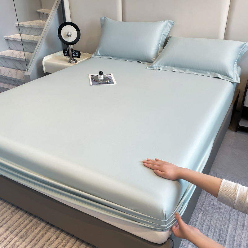 Cearșaf cu elastic – 100% bumbac, greutate 1500–2000 g, densitatea țesăturii 133×76, 40‑count țesătură, imprimare și vopsire reactive