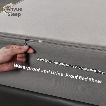 Protecție impermeabilă a saltelei, cu 6 fețe, quilted din poliester, vopsire reactiva