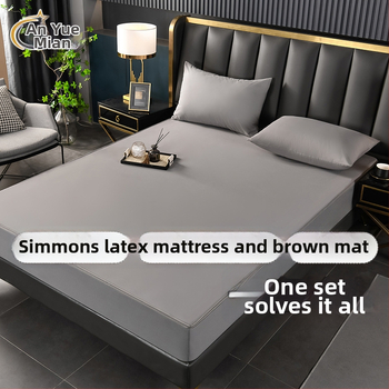 Protecție impermeabilă a saltelei, cu 6 fețe, quilted din poliester, vopsire reactiva