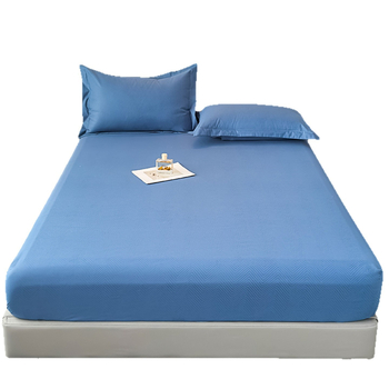 Navlaka za madrac s elastičnim rubom, trodjelni set, poliester, reaktivno bojanje