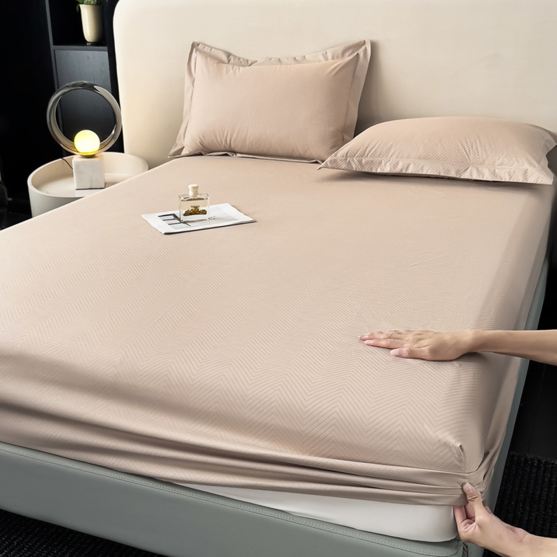 Navlaka za madrac s elastičnim rubom, trodjelni set, poliester, reaktivno bojanje