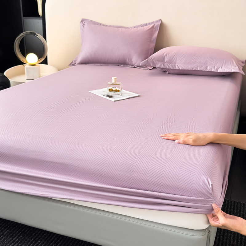 Navlaka za madrac s elastičnim rubom, trodjelni set, poliester, reaktivno bojanje